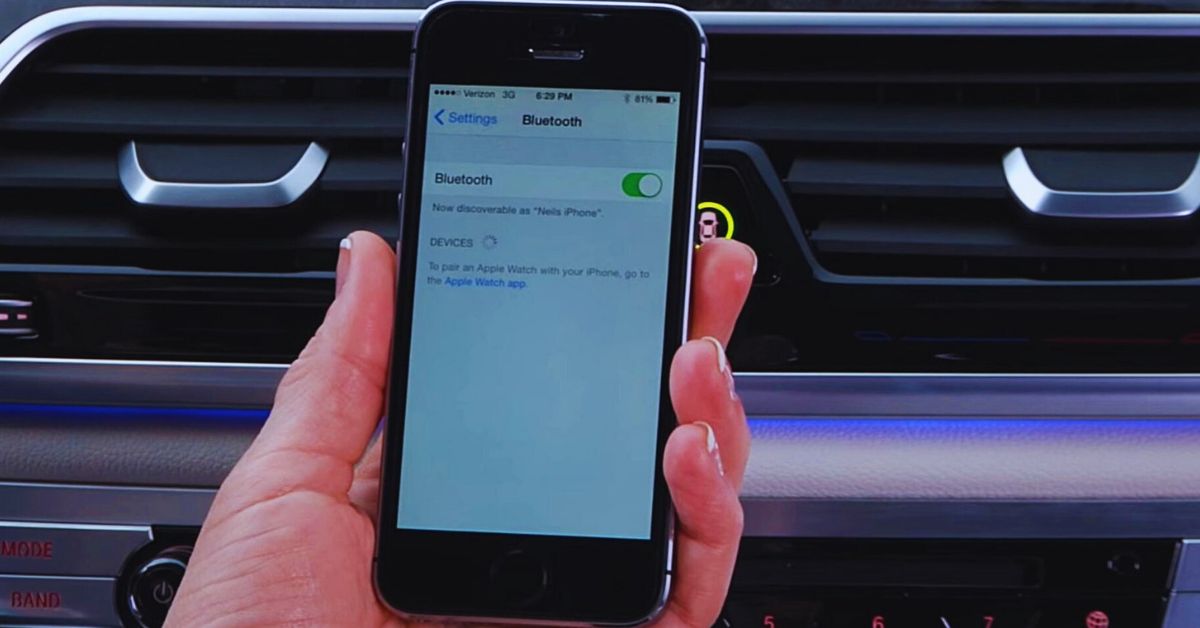car bluetooth not pairing with iphone