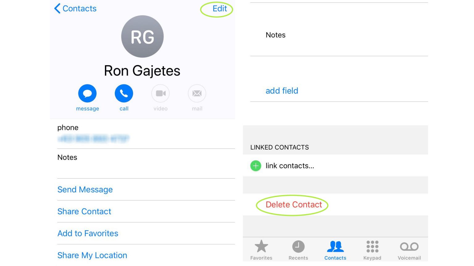 apple contacts duplicates