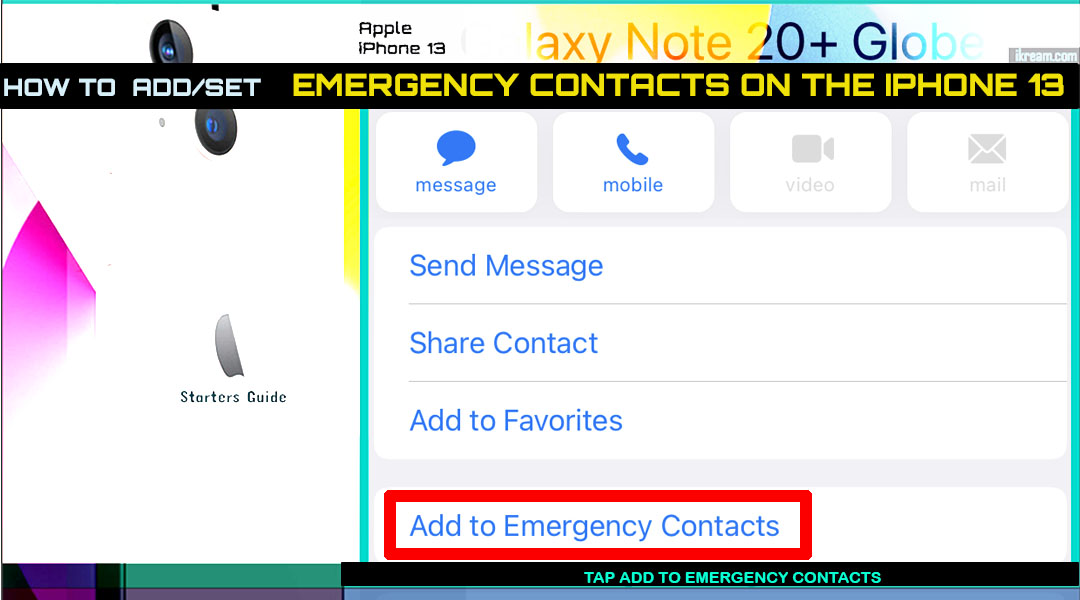 How To Set Or Add Emergency Contact On Iphone 13 Ikream 5233