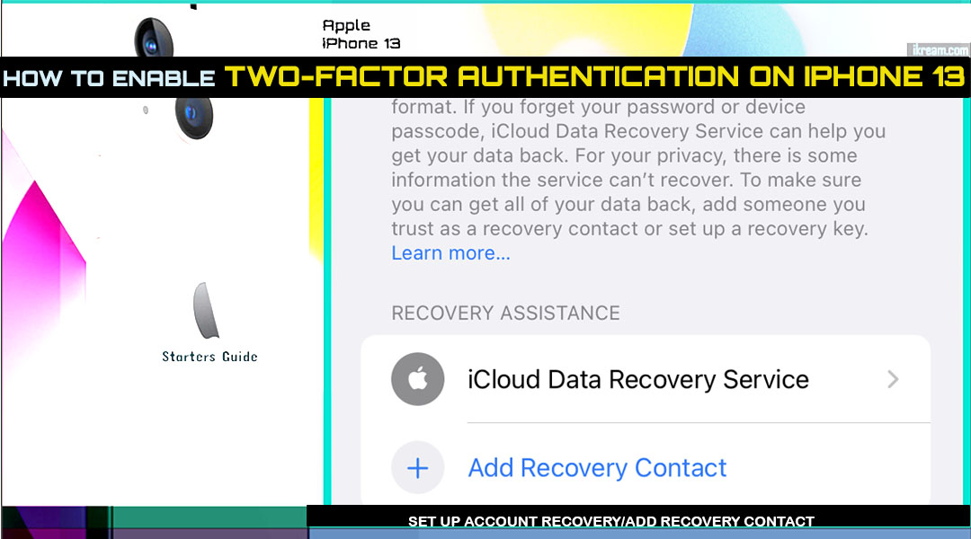How To Turn On Two Factor Authentication On Iphone 13 Ikream 0955