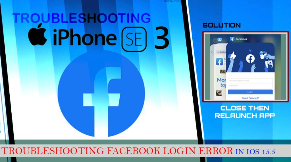 How To Fix Facebook Login Error On IPhone SE 3 2022 IKream