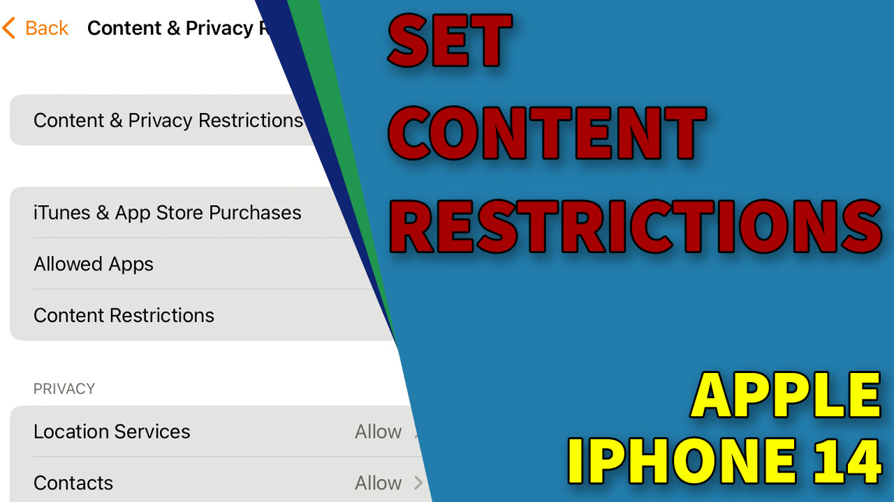 how-to-set-content-restrictions-on-iphone-14-ikream