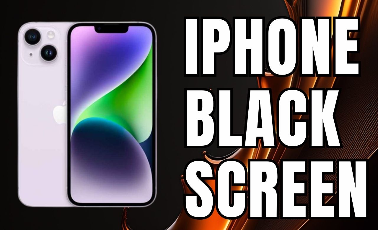 how to change black screen on iphone 14